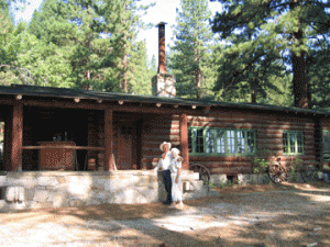 Ernie & Blanche at Will James Cabin in Washoe Valley, NV                                  